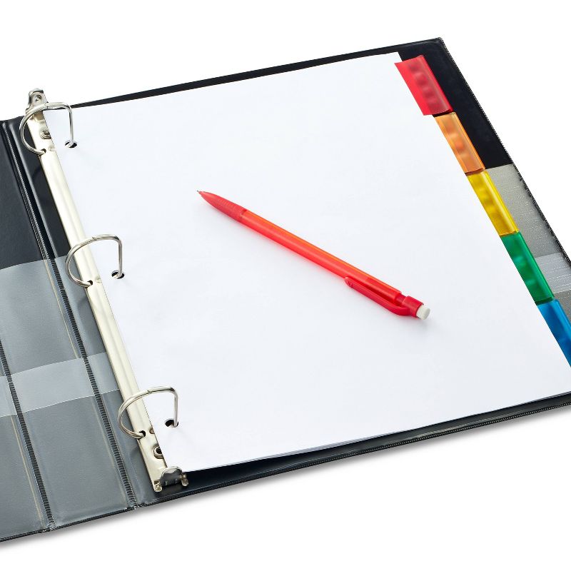 1" 3 Ring Binder Clear View - up & up™, 2 of 4