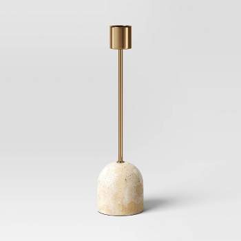 Luxe Marble Taper Candle Holder - Threshold™