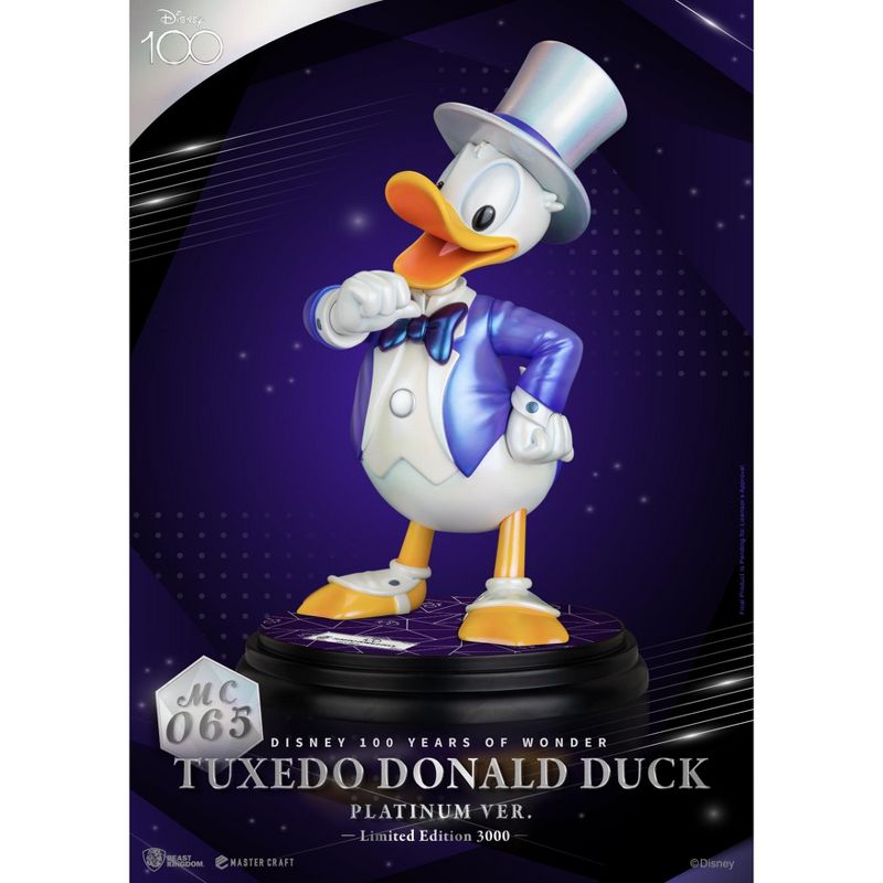 Disney 100 Years of Wonder Master Craft Tuxedo Donald Duck (Platinum Ver.) (Master Craft), 1 of 5