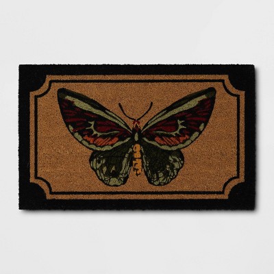 1'6"x2'6" Border Bleak Moth Coir Doormat - Threshold™