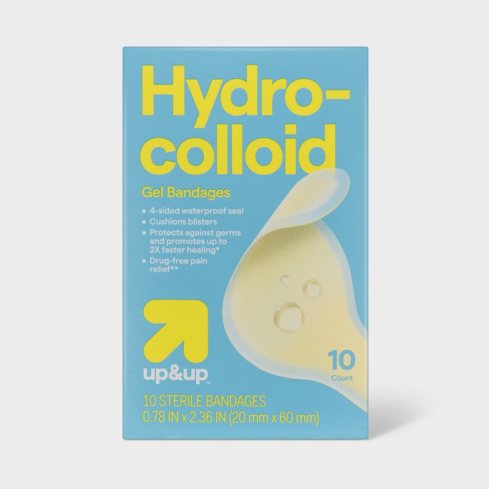 Hydrocolloid Bandages - 10ct - up&up™
