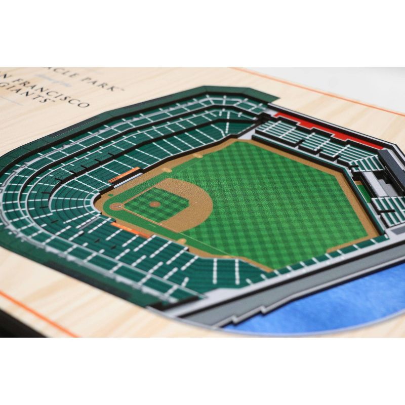 MLB San Francisco Giants 5-Layer Stadiumviews 3D Wall Art, 3 of 6