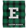 Eastern Michigan University Campus Plaid Spirit Silky Touch Super Soft Throw Blanket 50x60 - 2 of 4