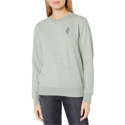 Skechers Womens Crewneck Sweatshirt, Green, X-Small
