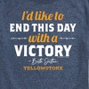 Men's - Yellowstone - I'd Like To End This Day With A Victory Short Sleeve Graphic T-Shirt - 2 of 4