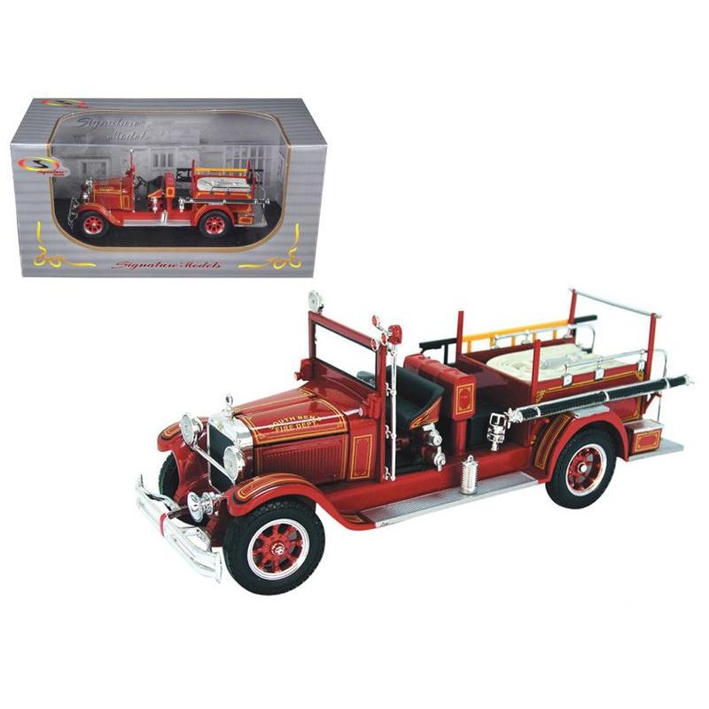 1928 Studebaker Fire Engine Red 1/32 Diecast Model by Signature Models, 1 of 4