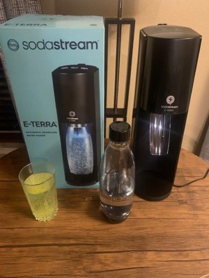 Sodastream Terra Sparkling Water Maker With Extra Co2 Cylinder And  Carbonating Bottle : Target