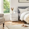 SKRAN Dresser For Bedroom With 2 Storage Drawers, Small Dresser Chest Of Drawers Fabric Dresser With Sturdy Steel Frame, Dresser With Wood Top - 2 of 4