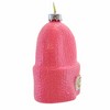 Cody Foster 3.0 Inch Hipster Beanie Pink Christmas Tree Ornament , Knit Look Glass Christmas (1PC) - 3 of 4