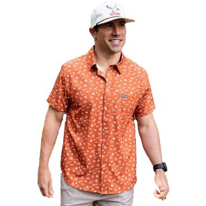 Burlebo Men's Performance Short Sleeve Button Up Shirt - 1 of 2