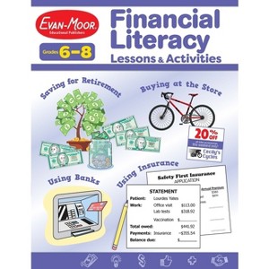 Financial Literacy Lessons and Activities, Grade 6 - 8 Teacher Resource - (Financial Literacy Lessons & Activities) (Paperback) - 1 of 1