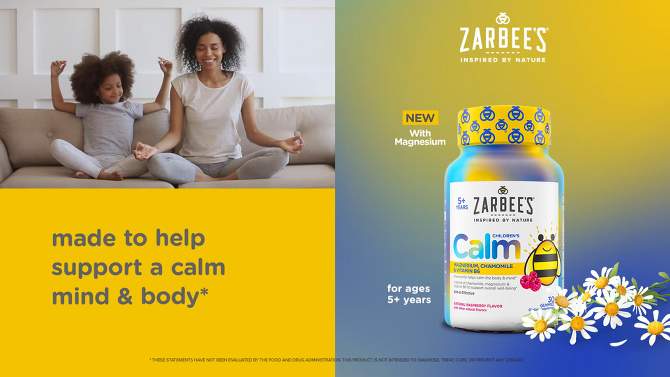 Zarbee&#39;s Children&#39;s Calm Vitamin Gummies - 30ct, 2 of 10, play video