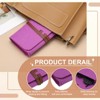 Unique Bargains Felt Soft Portable Storage Scratch-Resistant Eyeglasses Bag 3 Pcs - 3 of 4