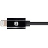 Monoprice Apple MFi Certified Lightning to USB Type-C and Sync Cable - 3 Feet - Black | Compatible with iPod, iPhone, iPad with Lightning Connector - image 4 of 4