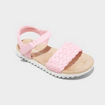 Toddler Maddie Footbed Sandals - Cat & Jack™ Pink 12T