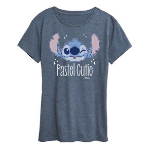 Women's - Disney - Lilo & Stitch Short Sleeve Graphic T-Shirt - 1 of 4