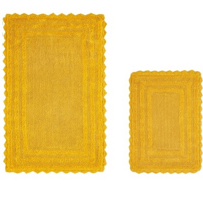 Better Trends Lilly Crochet 100% Cotton Tufted Reversible 3 Pc (17"x24 ...