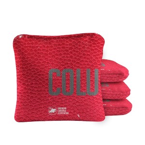 Gameday Columbus Synergy Pro Red Cornhole Bags (Set of 4) - 1 of 4