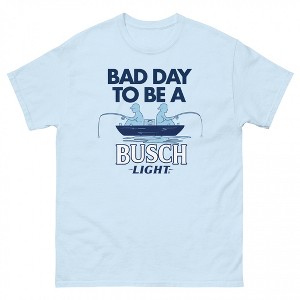 Mens Busch Light Bad Day Fishing T-Shirt - 1 of 2