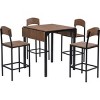 Streamdale Farmhouse 5-Piece Counter Height Drop Leaf Dining Table Set With Dining Chairs For 1 - 4 of 4
