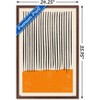 Trends International Geometric - Orange Framed Wall Poster Prints - 3 of 4