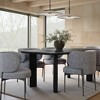 TOV Furniture Maureen Performance Boucle Dining Chair in Speckled Grey - 2 of 4