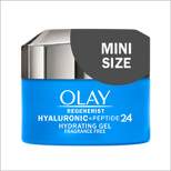 Olay Regenerist Hyaluronic + Peptide 24 Fragrance-Free Gel Face Moisturizer - 0.5oz