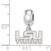 Black Bow Jewelry Sterling Silver Louisiana State Fighting Tigers NCAA Bead Charm - 3 of 4