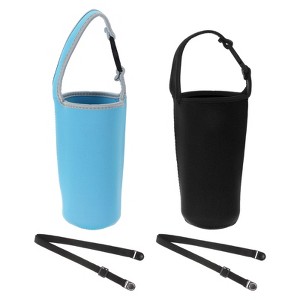 Unique Bargains Reusable Neoprene Insulated Coffee Tumbler Carrier Holder 2 Pcs - 1 of 4
