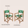 Cukor Classic Vintage Outdoor Acacia Wood Folding Director Chair with Canvas Seat- JONATHAN Y - 4 of 4