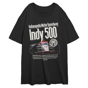 Juniors Womens Indy 500 Racing Immortality Quote T Shirt - 1 of 4
