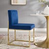 Modway Carriage Channel Tufted Sled Base Performance Velvet Dining Chair - 2 of 3