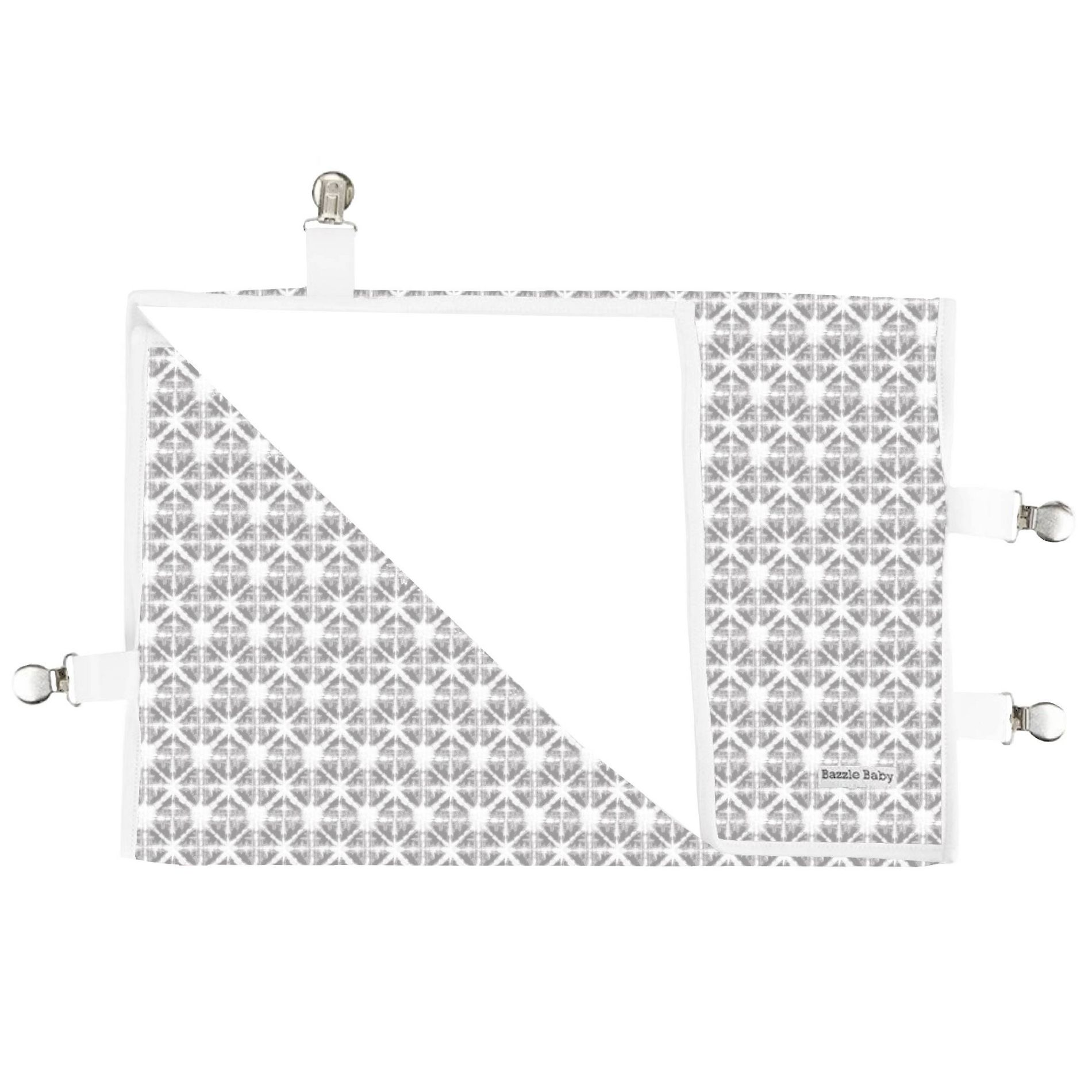 Bazzle Baby Go Blanket - Shibori: Cotton, Baby Blanket, Abstract Pattern