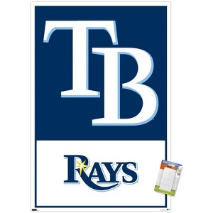 Trends International MLB Tampa Bay Rays - Logo 22 Unframed Wall Poster Prints - 1 of 4