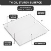 Hold N’ Storage - Hard plastic shelf liner for pull out shelf, fits same size pull out cabinet organizers -  Clear frosted shelf protector - 3 of 4