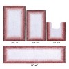 Torrent Collection 4 Piece 100% Soft Cotton Tufted Weave Bath Rug Set, Ombre Pattern, Super Soft & Absorbent, Machine Washable Bathroom Mats - 2 of 4