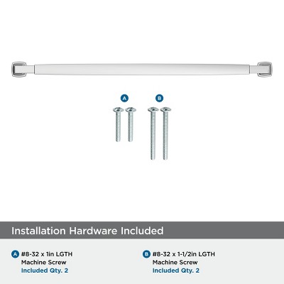 Polished Chrome 12-5/8 inch Modern Cabinet Pull