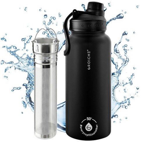 Thermos with Infuser Stainless Steel Insulated Tea Tumbler for Loose Leaf Blue