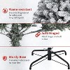 4.5ft/6ft/7.5ft/9ft Artificial Christmas Tree, Full Xmas Tree with  Foldable Base, Metal Hinges & Sturdy Metal Stand for Holiday Decor - 4 of 4