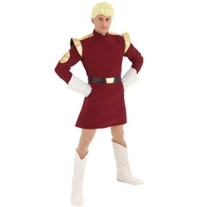 HalloweenCostumes.com XL  Men  Men's Futurama Zapp Brannigan Halloween Costume with Wig | Adult Futurama Outfits, Red/White/Orange - 1 of 2