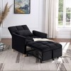 Sofa Bed Couch, Convertible Chair Bed With Pillow, 3-angle Adjustable Backrest, 330 Pounds Bearing Capacity Lounge Chaise - 4 of 4