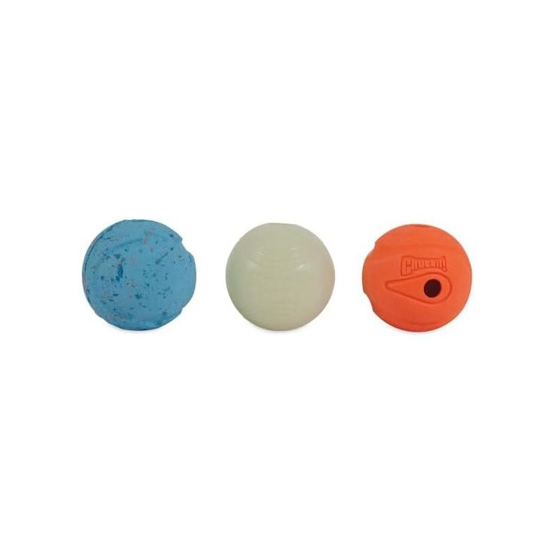 Chuckit Fetch Medley Balls Medium Ball - 2.25" Diameter (3 Pack), 2 of 4