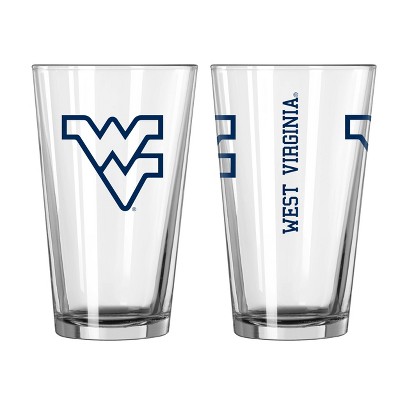 NCAA West Virginia Mountaineers Gameday Pint Glass - 16oz