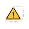 Unique Bargains Waterproof High-Visibility Warning Adhesive Reflective Triangle Labels 3.94" x 3.94" 2 Pcs - 2 of 4