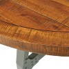 NicBex 44"/ 46"/54" Round Dining Table for 4 Seaters,Kitchen Table with Solid Wood/MDF Tabletop for Kitchen,Gray/White/Walnut - 4 of 4