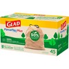 Glad ForceFlexPlus Recovered Plastic Trash Bag - 13 Gallon - 45ct - image 3 of 4