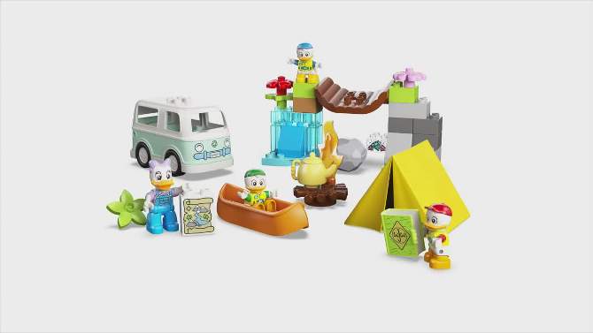 LEGO DUPLO Disney Mickey and Friends Camping Adventure Building Toy Playset 10997, 2 of 8, play video