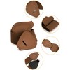 INSPIRE CHIC Women's Interlock 8-shaped Faux Leather Buckle Elastic Belt 1 Pc - 2 of 4