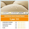 ARTPLAN 3 Pieces Outdoor Chair Cushions Clearance with Ties,44x19x5 Inches,1 Love seat &2 U-Shape Tufted Patio Bench Cushions for Outdoor Furniture - 4 of 4