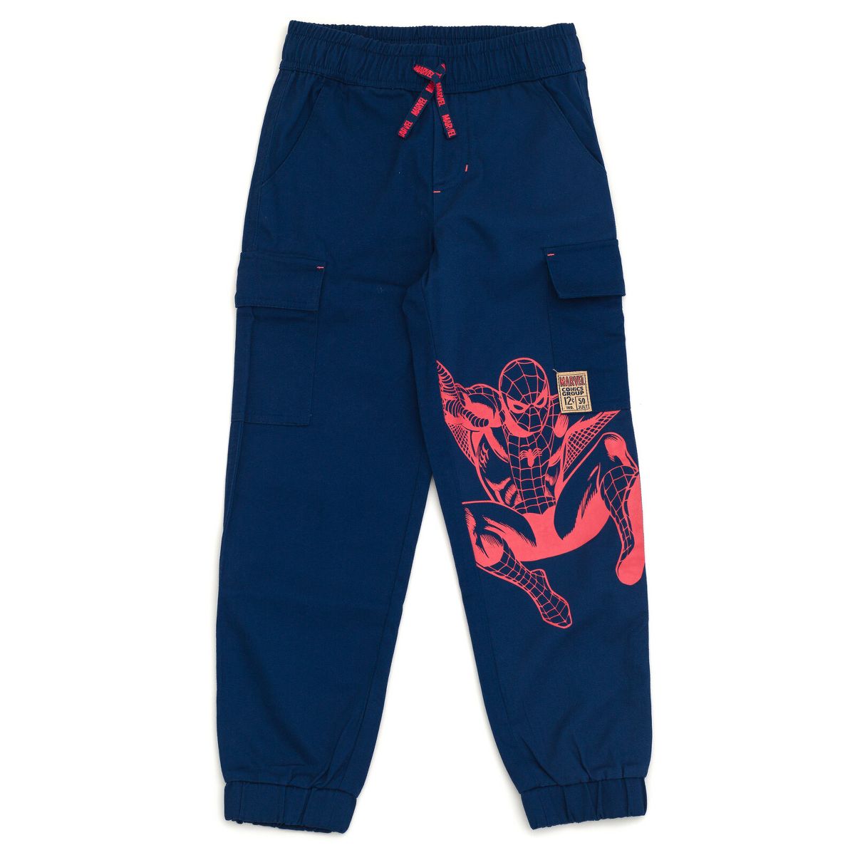 Marvel Spider-Man Spider-Man Fleece Sweatshirt Twill Jogger Pants Outfit Set Little Kid to Big Kid - thumbnail 4